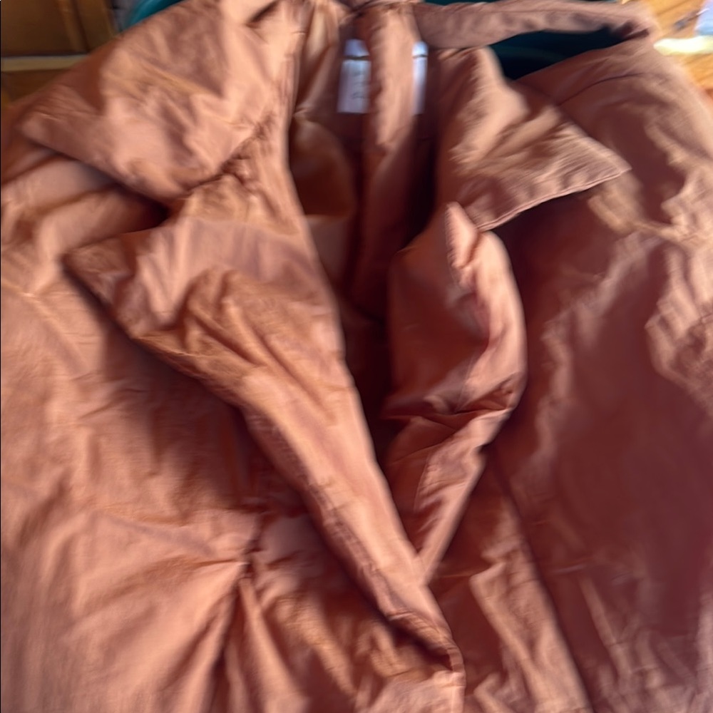 Rust Orange Puffer Jacket - Picture 3 of 5